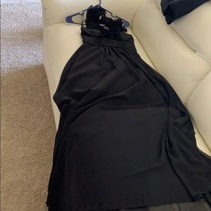 Black floor length dressy dress